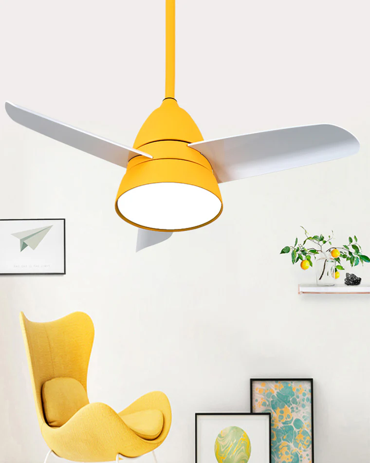 WOMO 3 Blade Tapered Ceiling Fan Lamp-WM5099 - Image 13
