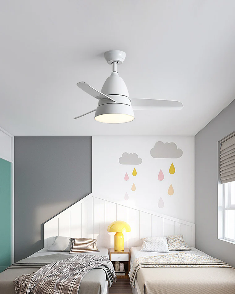 WOMO 3 Blade Tapered Ceiling Fan Lamp-WM5099 - Image 15