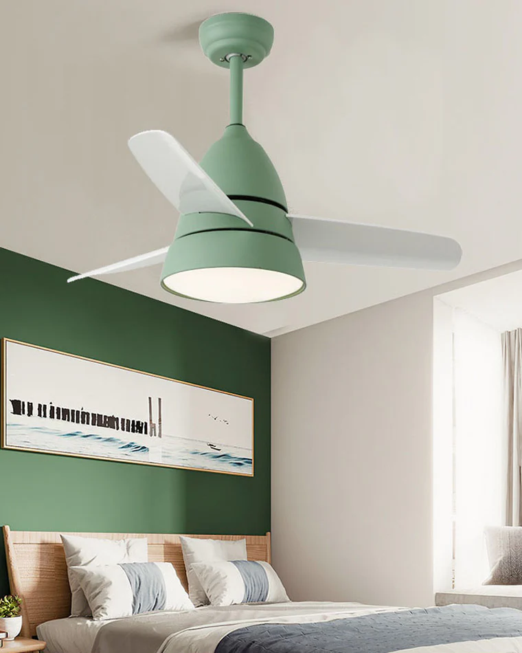 WOMO 3 Blade Tapered Ceiling Fan Lamp-WM5099 - Image 18