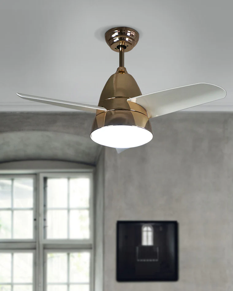 WOMO 3 Blade Tapered Ceiling Fan Lamp-WM5099 - Image 19