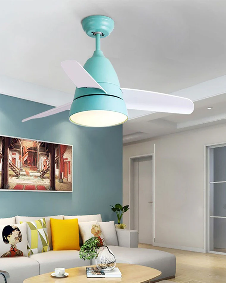 WOMO 3 Blade Tapered Ceiling Fan Lamp-WM5099 - Image 2