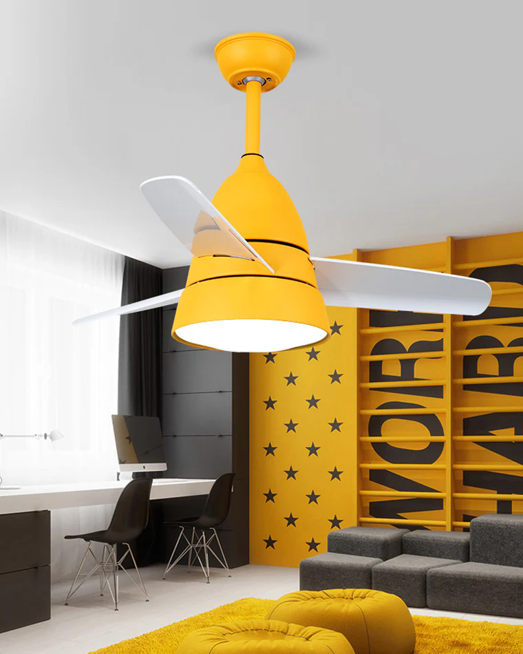 WOMO 3 Blade Tapered Ceiling Fan Lamp-WM5099 - Image 5
