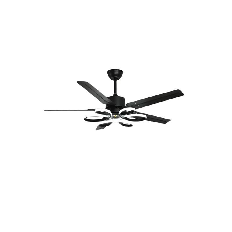 WOMO Unique Black Ceiling Fan Lamp-WM5104 - Image 6