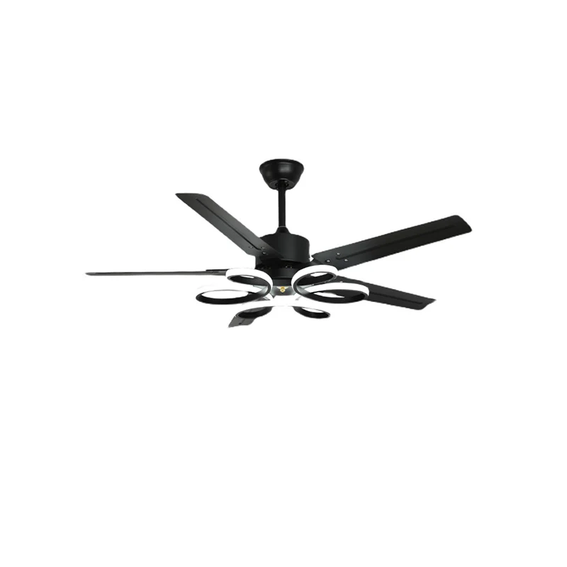 WOMO Unique Black Ceiling Fan Lamp-WM5104 - Image 8