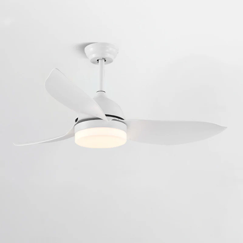 WOMO White Modern Ceiling Fan Lamp-WM5109 - Image 5