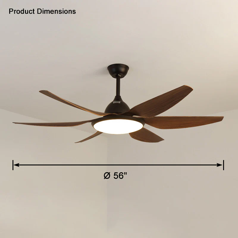 WOMO 5 Blade Large Ceiling Fan Lamp-WM5111 - Image 10