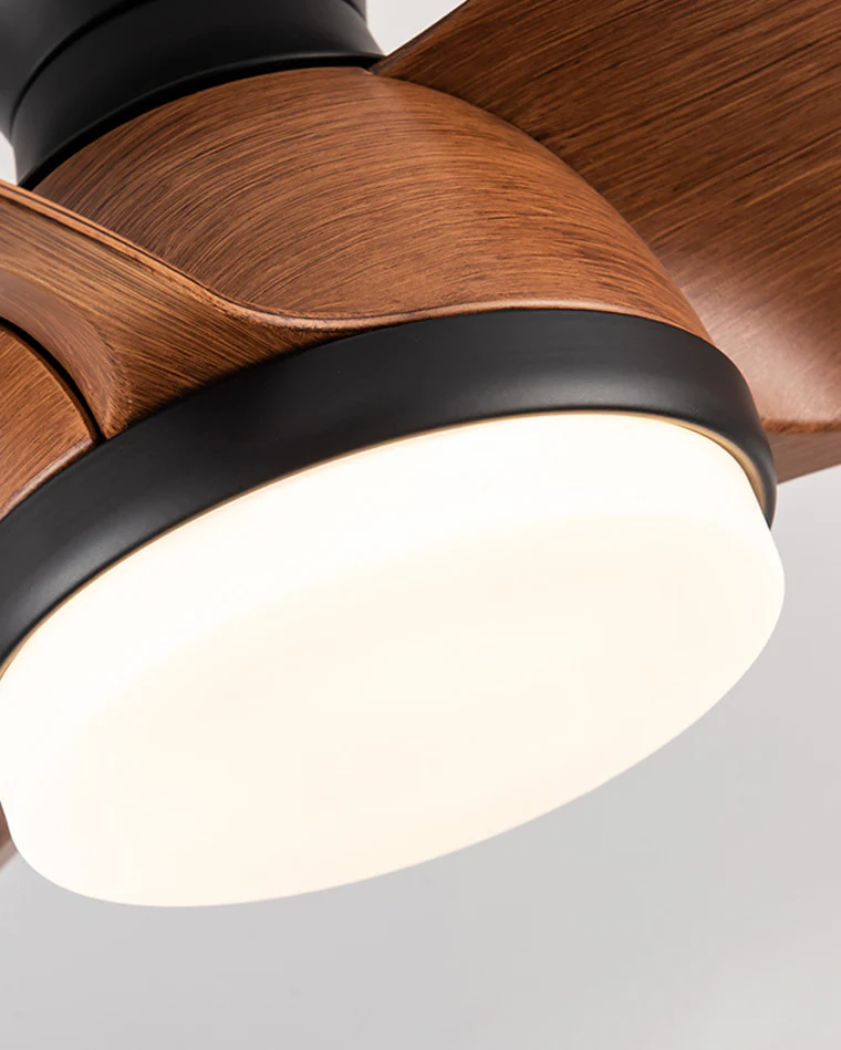 WOMO Small Flush Mount Ceiling Fan Lamp-WM5114 - Image 14