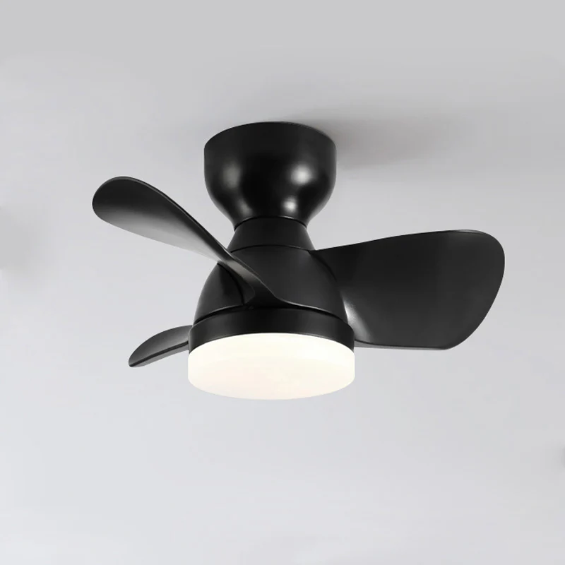 WOMO Small Flush Mount Ceiling Fan Lamp-WM5114 - Image 17
