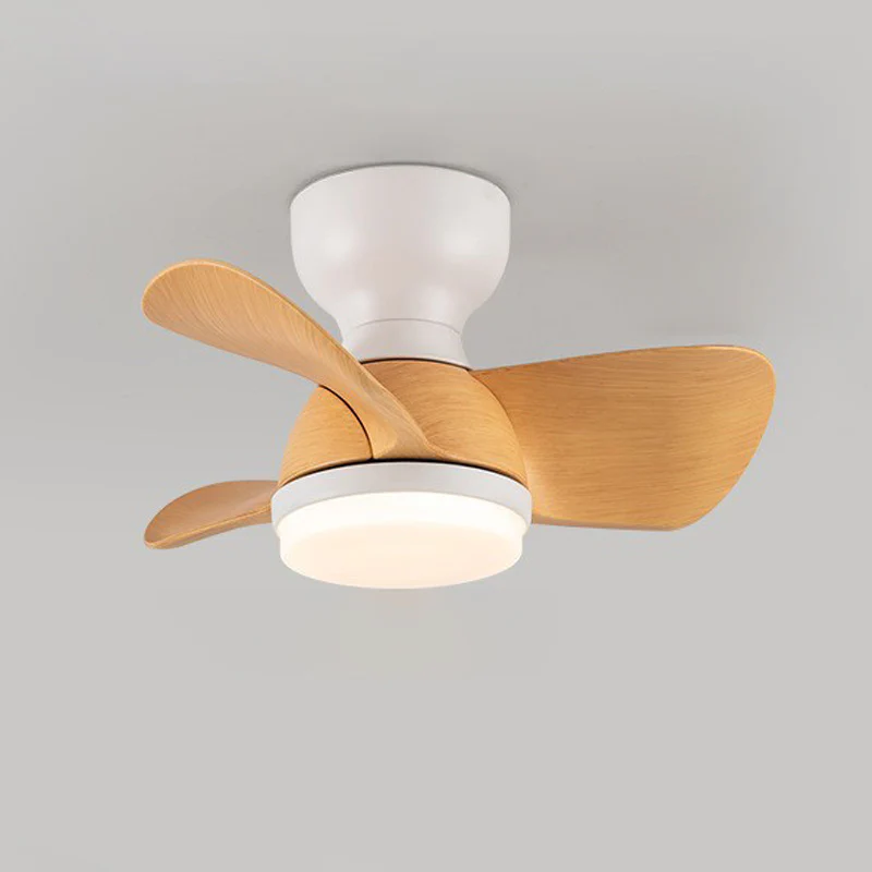 WOMO Small Flush Mount Ceiling Fan Lamp-WM5114 - Image 19