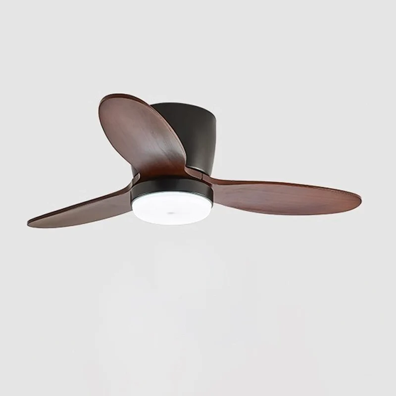 WOMO Mid Century Modern Hugger Ceiling Fan Lamp-WM5115 - Image 13