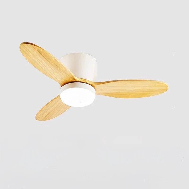 WOMO Mid Century Modern Hugger Ceiling Fan Lamp-WM5115 - Image 7