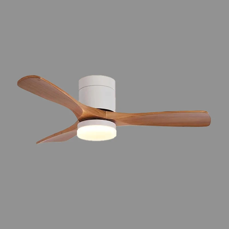 WOMO 3 Wood Blade Hugger Ceiling Fan Lamp-WM5116 - Image 15
