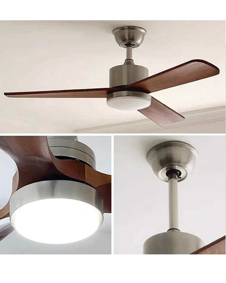 WOMO Mid Century Modern Ceiling Fan Lamp-WM5117 - Image 11