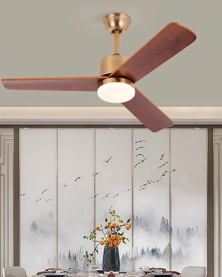 WOMO Mid Century Modern Ceiling Fan Lamp-WM5117 - Image 9