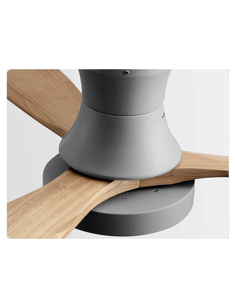 WOMO 3 Wood Blade Hugger Ceiling Fan Lamp-WM5120 - Image 15
