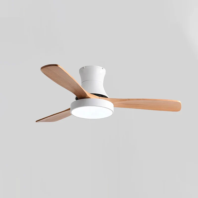 WOMO 3 Wood Blade Hugger Ceiling Fan Lamp-WM5120 - Image 18