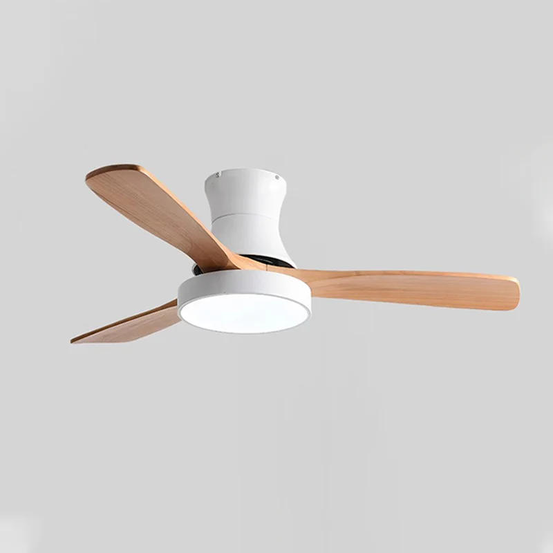 WOMO 3 Wood Blade Hugger Ceiling Fan Lamp-WM5120 - Image 20