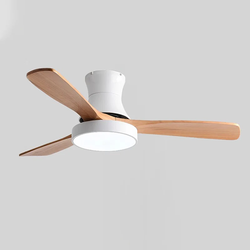 WOMO 3 Wood Blade Hugger Ceiling Fan Lamp-WM5120 - Image 22