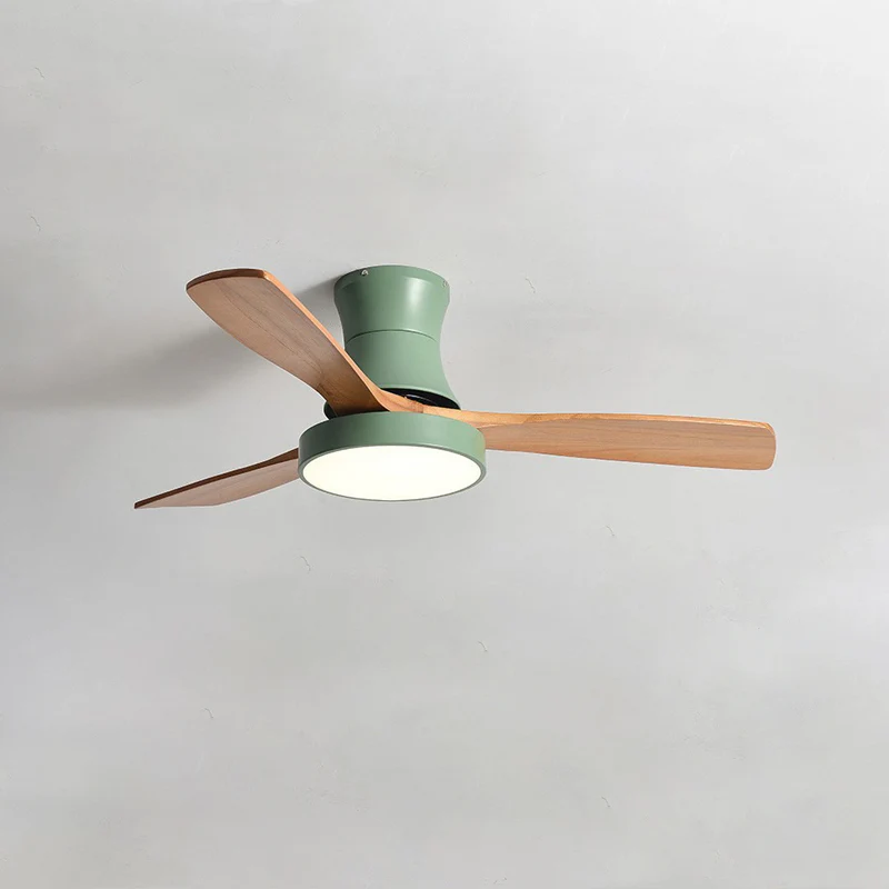 WOMO 3 Wood Blade Hugger Ceiling Fan Lamp-WM5120 - Image 36