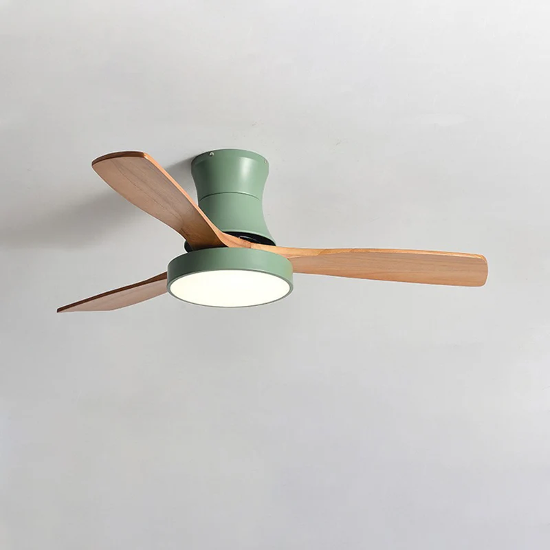 WOMO 3 Wood Blade Hugger Ceiling Fan Lamp-WM5120 - Image 38