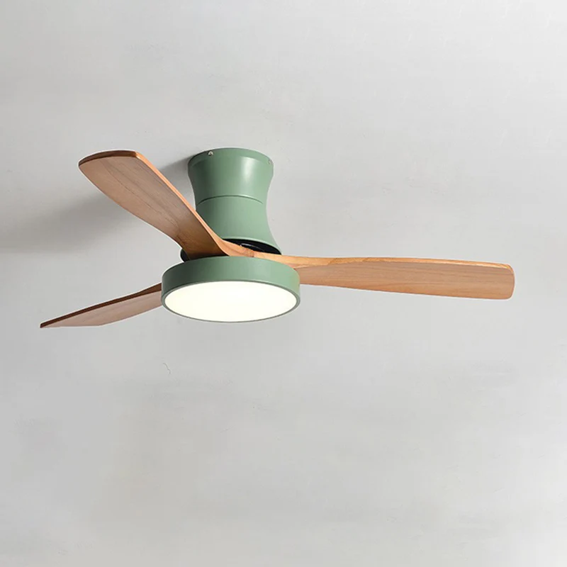 WOMO 3 Wood Blade Hugger Ceiling Fan Lamp-WM5120 - Image 40