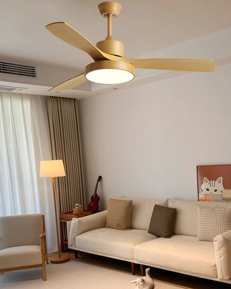 WOMO 3 Blade Modern Ceiling Fan Lamp-WM5123 - Image 13