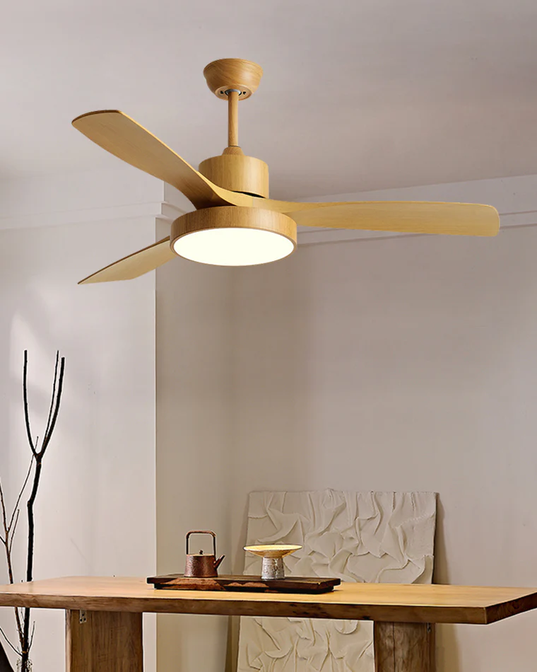 WOMO 3 Blade Modern Ceiling Fan Lamp-WM5123 - Image 2