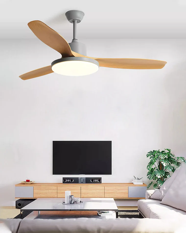 WOMO 3 Blade Ceiling Fan Lamp-WM5127 - Image 2
