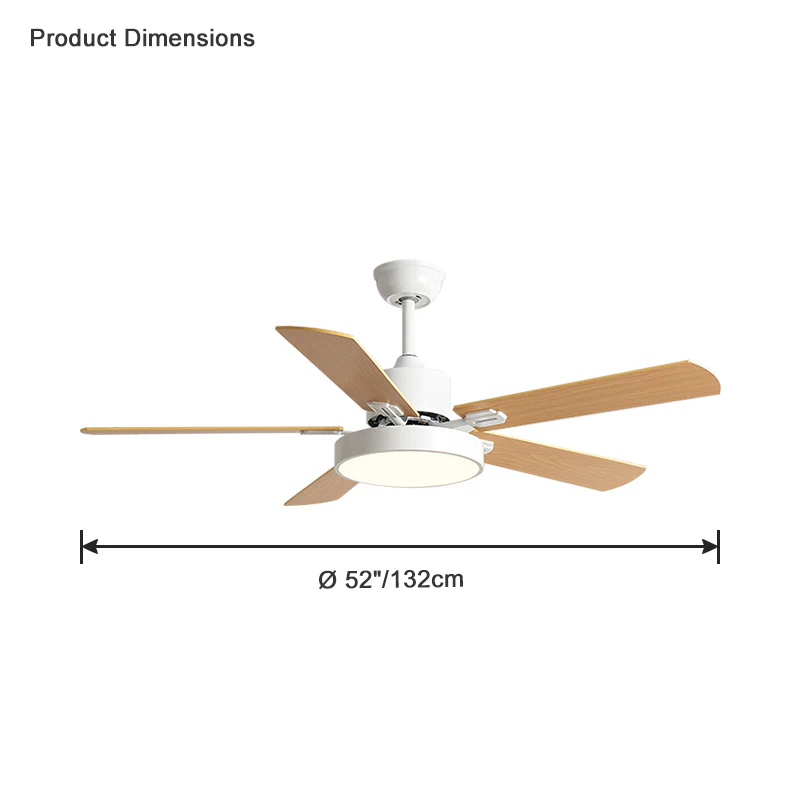 WOMO Slimline Ceiling Fan Lamp-WM5013 - Image 22