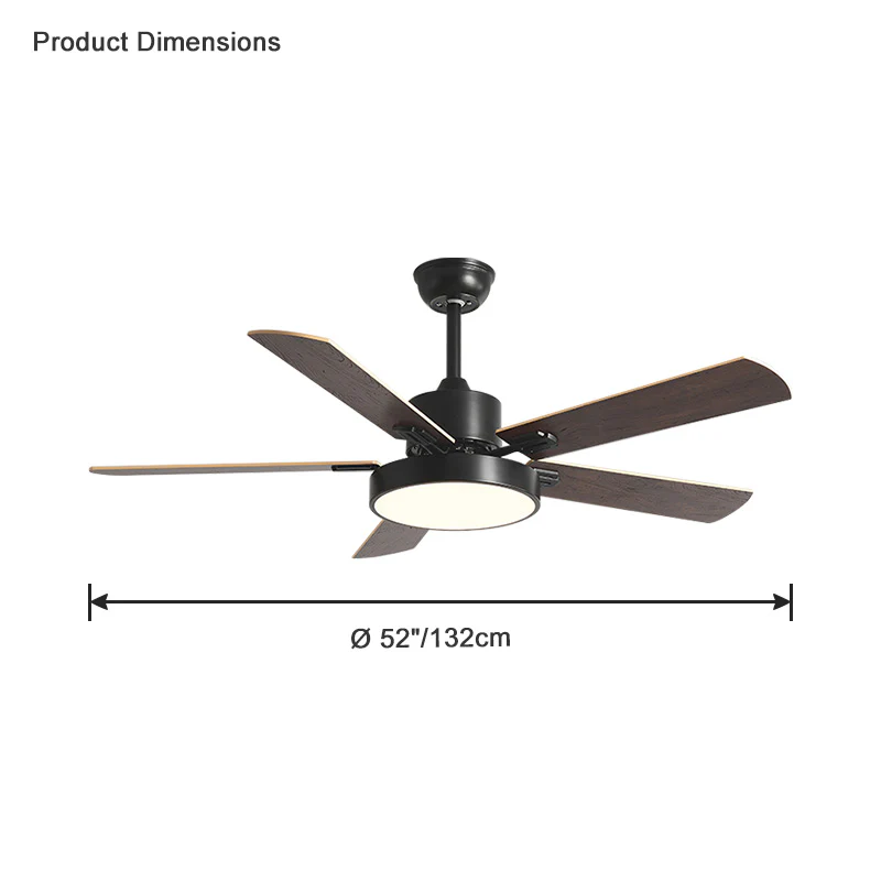 WOMO Slimline Ceiling Fan Lamp-WM5013 - Image 26