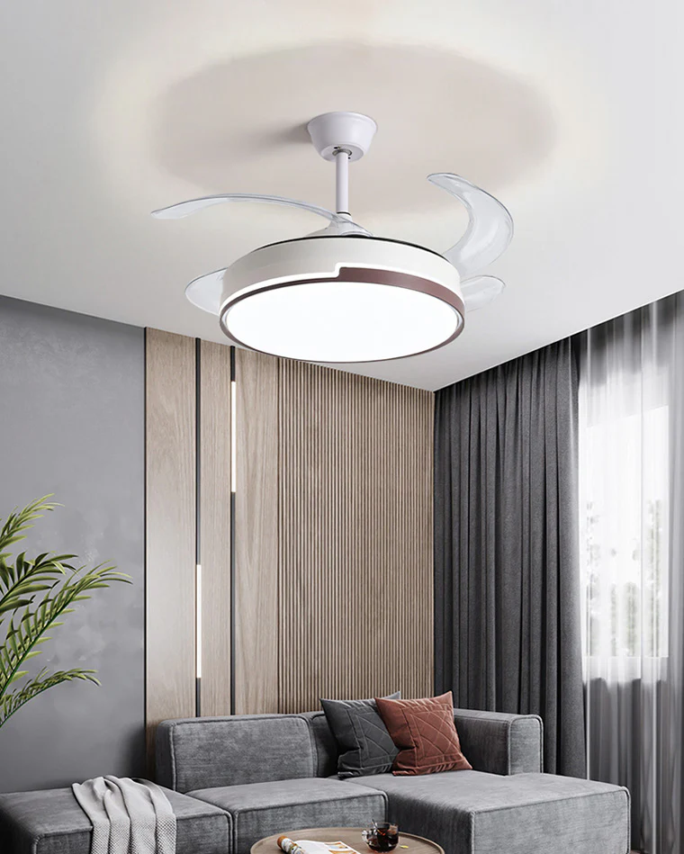 WOMO Modern Retractable Ceiling Fan Lamp-WM5029 - Image 11