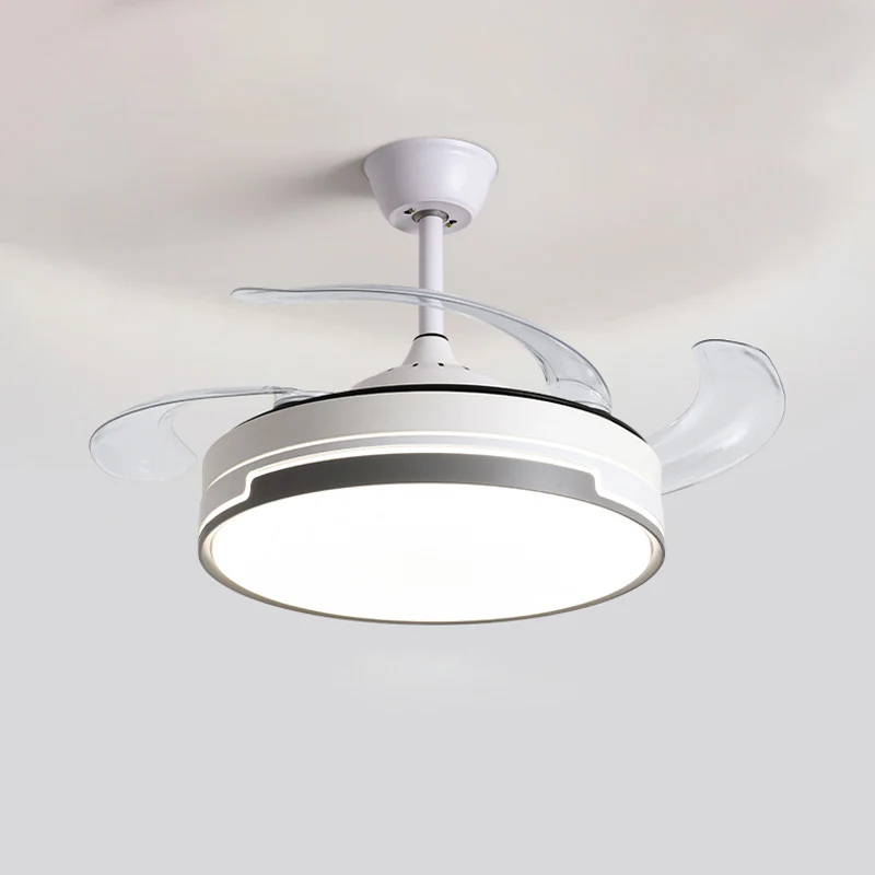 WOMO Modern Retractable Ceiling Fan Lamp-WM5029 - Image 22