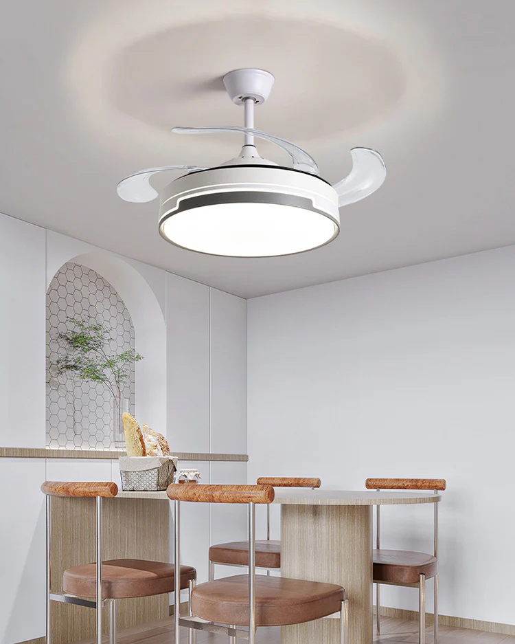 WOMO Modern Retractable Ceiling Fan Lamp-WM5029 - Image 8