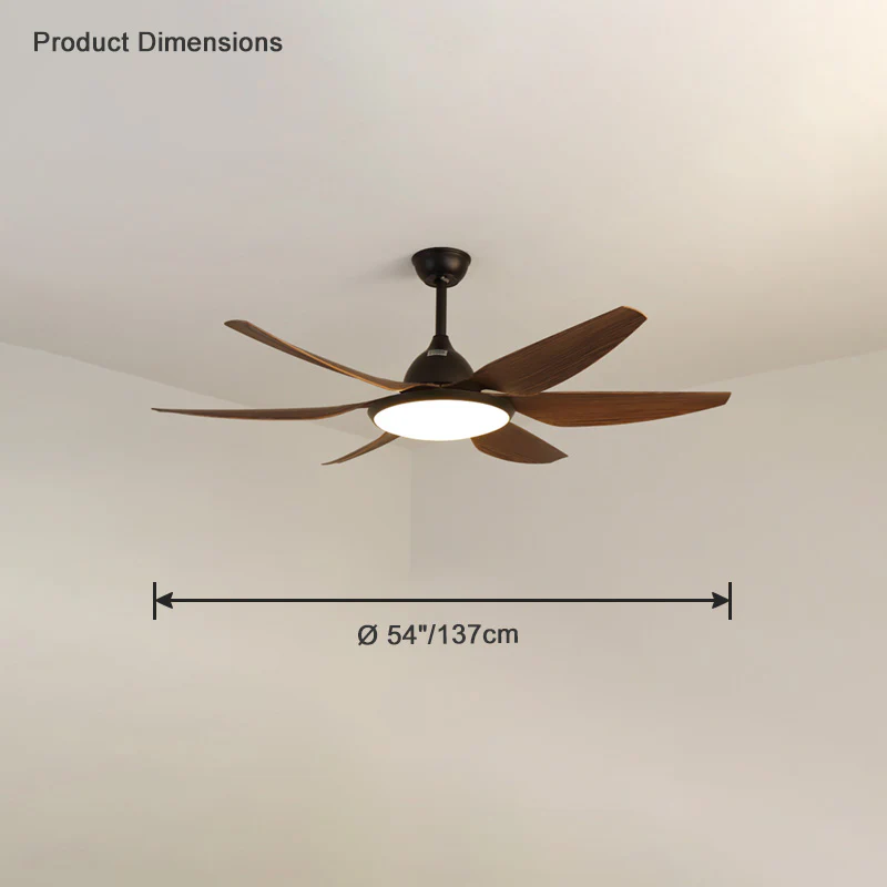 WOMO Large Modern Farmhouse Ceiling Fan Lamp-WM5032 - Image 9
