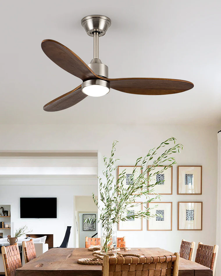 WOMO Mid Century Modern Ceiling Fan Lamp-WM5034 - Image 5