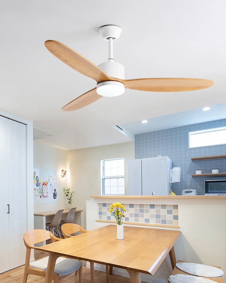 WOMO Mid Century Modern Ceiling Fan Lamp-WM5034 - Image 8