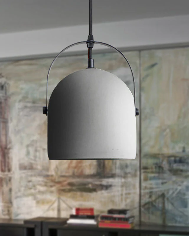 WOMO Concrete-like Bell Pendant Light-WM2565 - Image 6