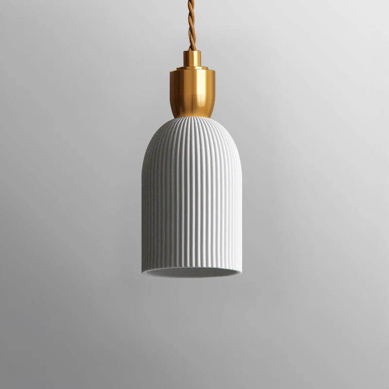 WOMO Ceramic White Pendant Light-WM3008 - Image 13