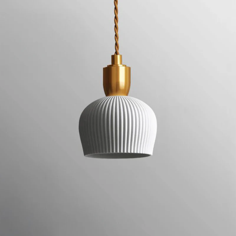 WOMO Ceramic White Pendant Light-WM3008 - Image 14