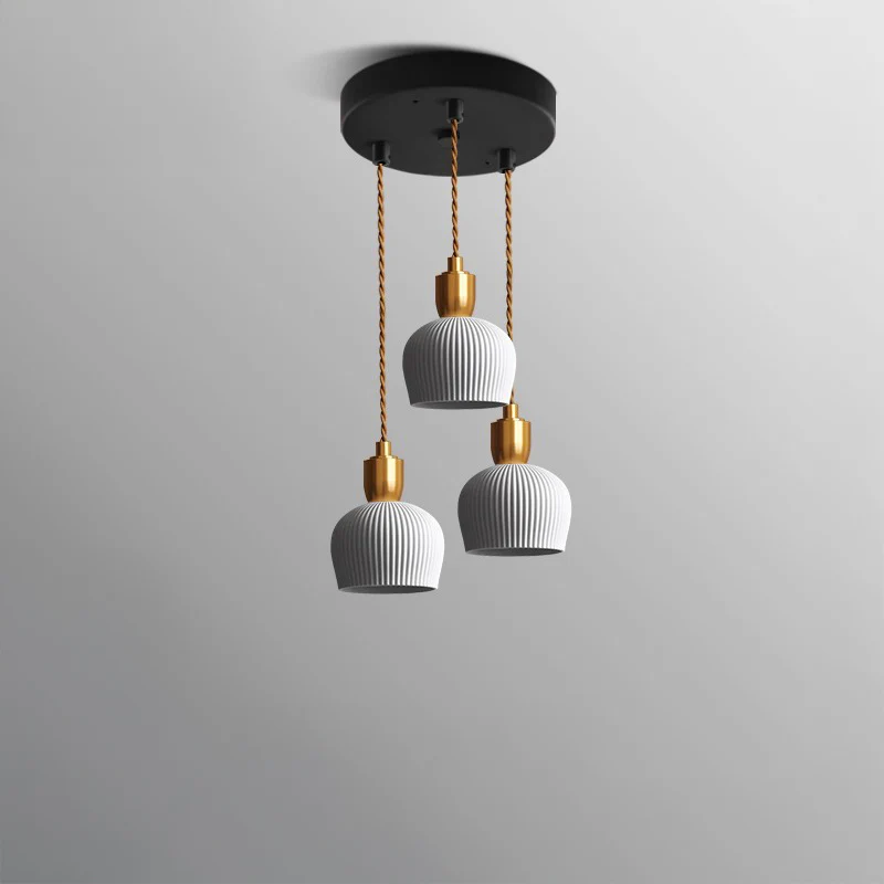 WOMO Ceramic White Pendant Light-WM3008 - Image 17