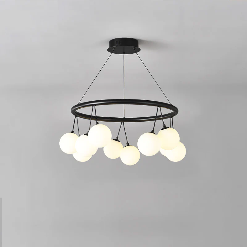 WOMO Cherry Glass Globe Chandelier-WM2318 - Image 11