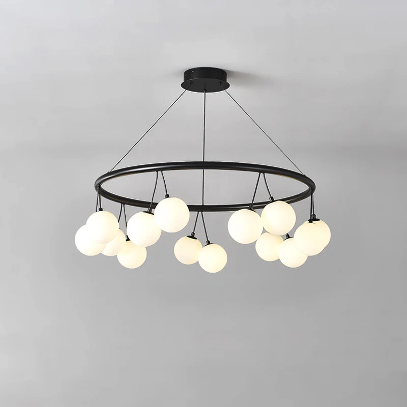 WOMO Cherry Glass Globe Chandelier-WM2318 - Image 13