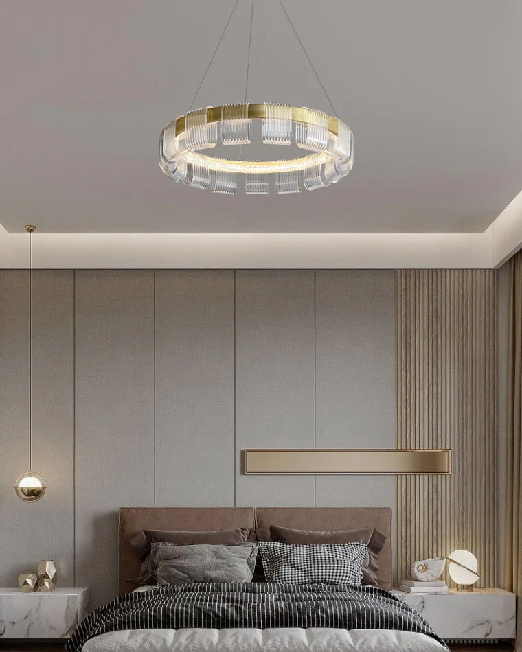 WOMO Gold Circular Led Chandelier-WM2166 - Image 10