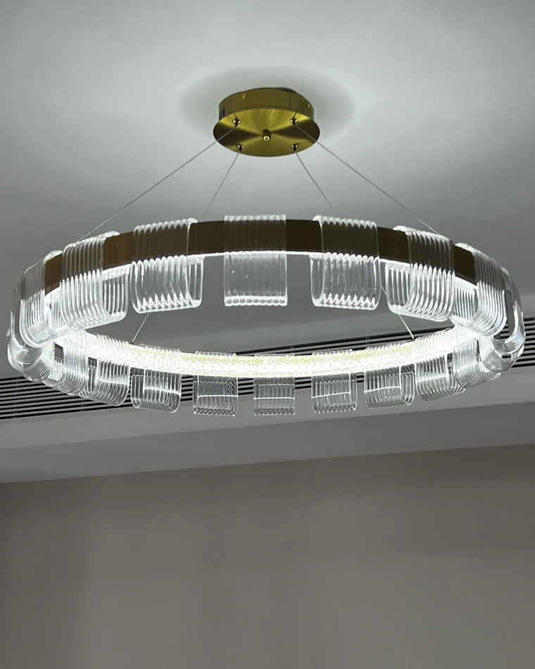 WOMO Gold Circular Led Chandelier-WM2166 - Image 19