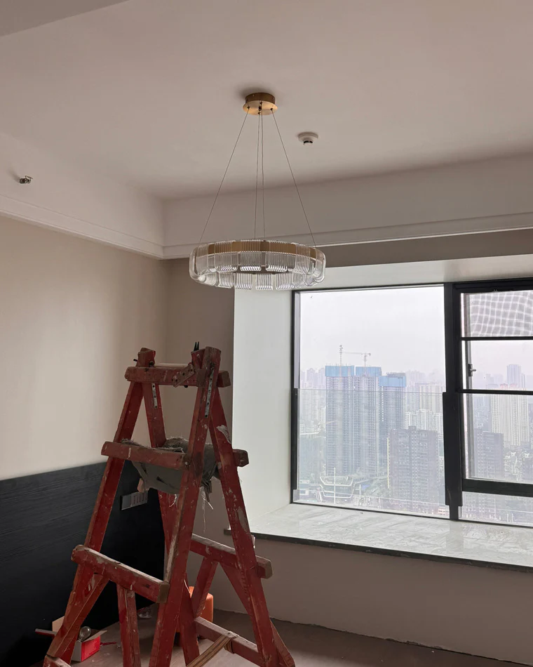 WOMO Gold Circular Led Chandelier-WM2166 - Image 20