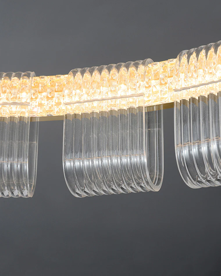 WOMO Gold Circular Led Chandelier-WM2166 - Image 26