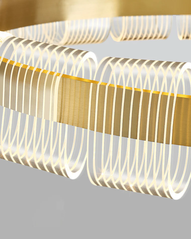 WOMO Gold Circular Led Chandelier-WM2166 - Image 27