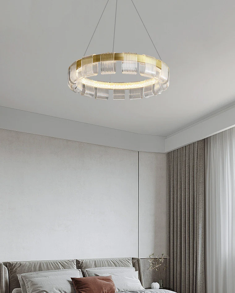 WOMO Gold Circular Led Chandelier-WM2166 - Image 29
