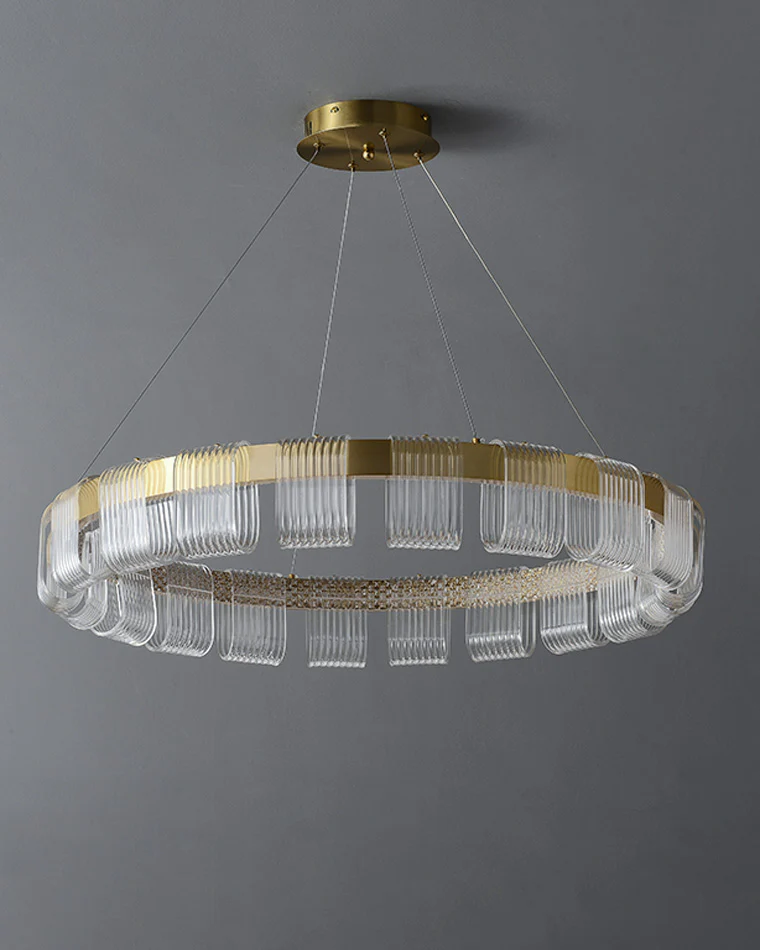 WOMO Gold Circular Led Chandelier-WM2166 - Image 33