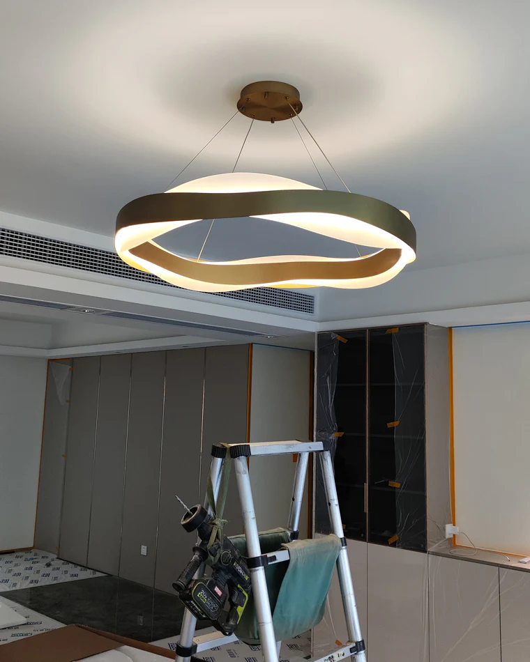 WOMO Wave Circular LED Chandelier-WM2195 - Image 9
